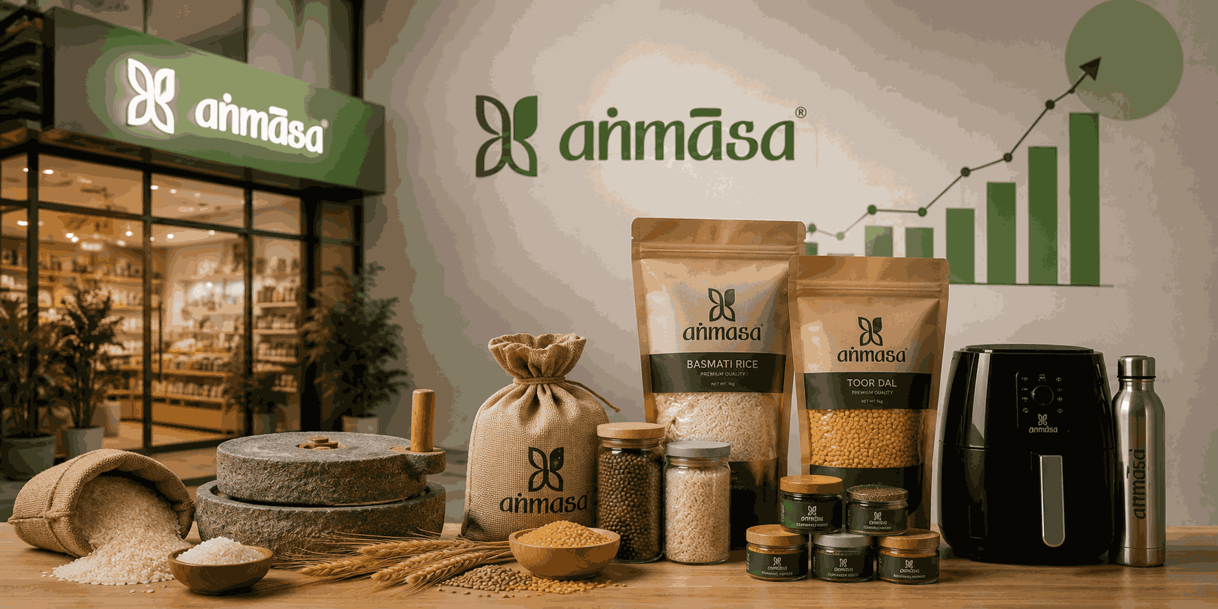 D2C Grocery Startup Anmasa Raises ₹30 Crore to Expand