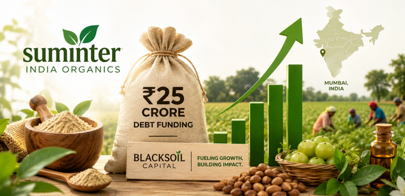 Suminter India Organics Secures Rs 25 Crore Debt Funding from BlackSoil Capital